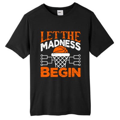 Let The Madness Begin College Basketball Tall Fusion ChromaSoft Performance T-Shirt