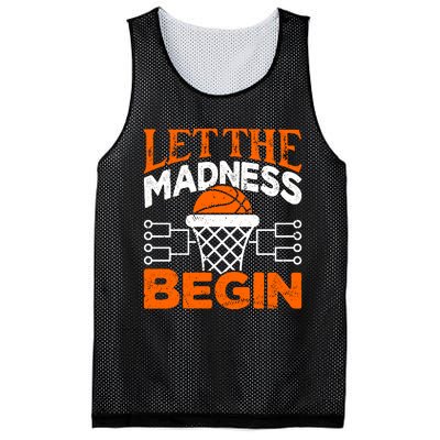 Let The Madness Begin College Basketball Mesh Reversible Basketball Jersey Tank