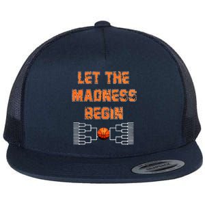 Let The Madness Begin Basketball Hoodie Flat Bill Trucker Hat