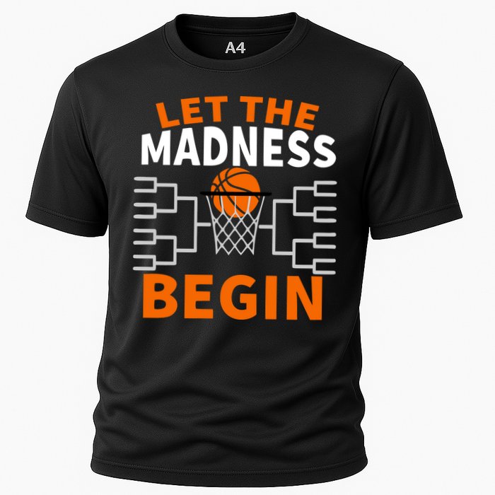 Let The Madness Begin College Basketball Cooling Performance Crew T-Shirt