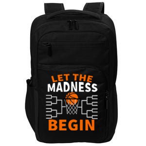 Let The Madness Begin College Basketball Impact Tech Backpack