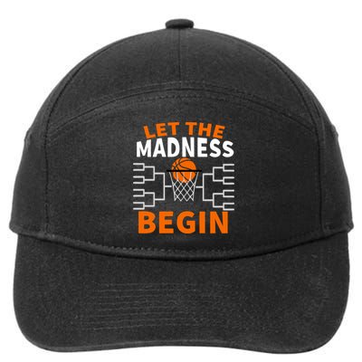 Let The Madness Begin College Basketball 7-Panel Snapback Hat