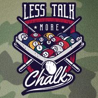 Less Talk More Chalk Billiards Legacy Tie Dye Trucker Hat