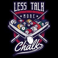 Less Talk More Chalk Billiards Impact Tech Backpack