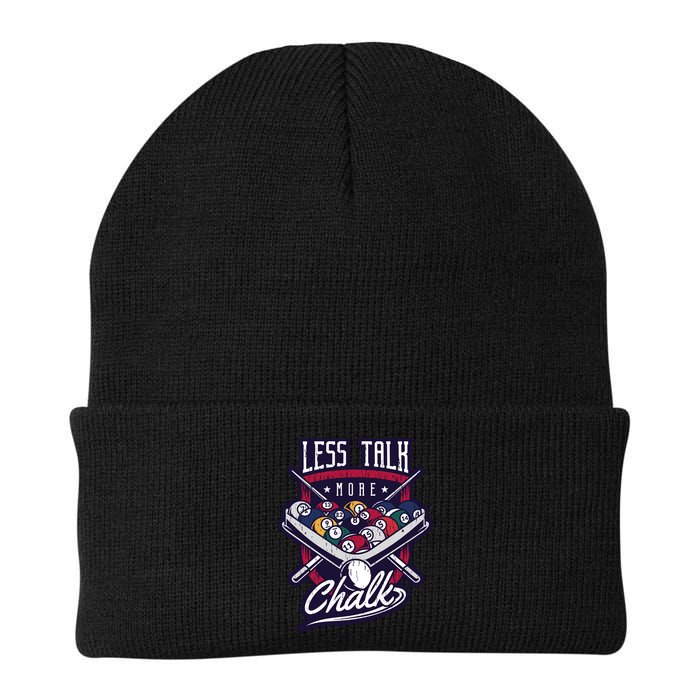 Less Talk More Chalk Billiards Beanie