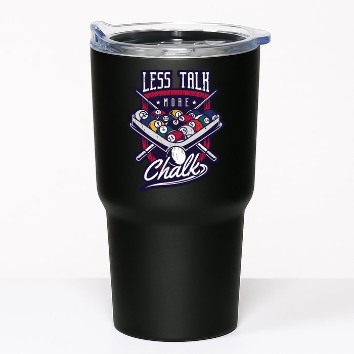 Less Talk More Chalk Billiards Tumbler