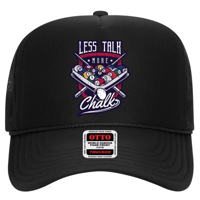 Less Talk More Chalk Billiards Trucker Hat