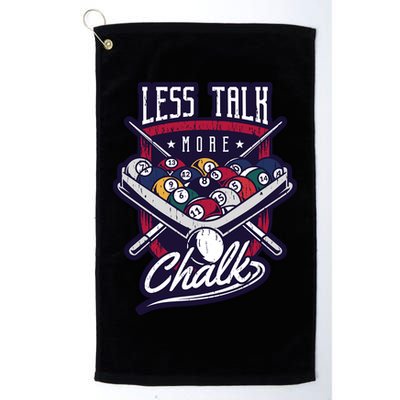 Less Talk More Chalk Billiards Golf Towel