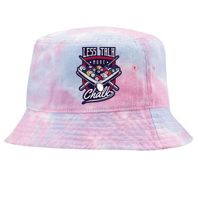 Less Talk More Chalk Billiards Tie-Dyed Bucket Hat