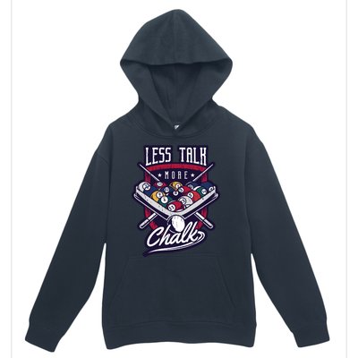 Less Talk More Chalk Billiards Urban Pullover Hoodie