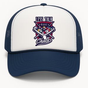 Less Talk More Chalk Billiards Trucker Hat