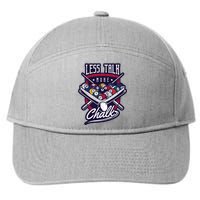 Less Talk More Chalk Billiards 7-Panel Snapback Hat