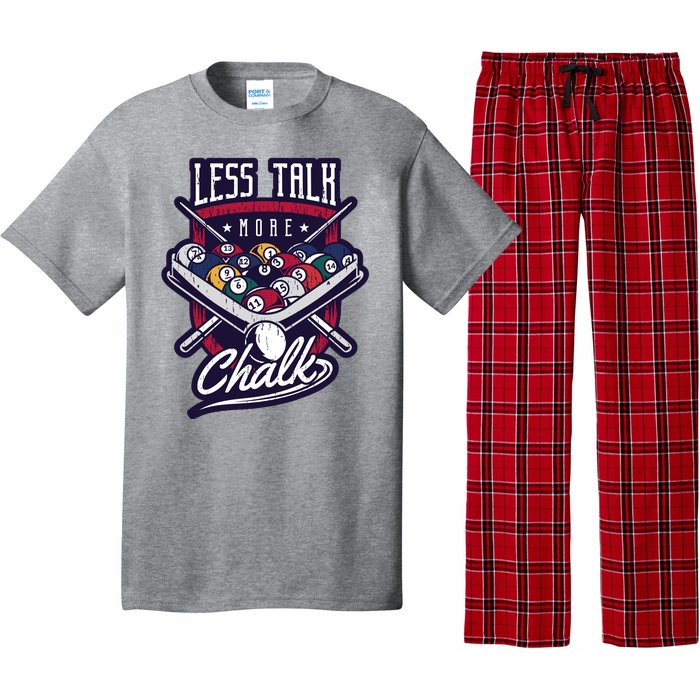 Less Talk More Chalk Billiards Pajama Set