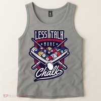Less Talk More Chalk Billiards Tank Top