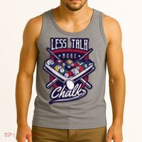 Less Talk More Chalk Billiards Tank Top
