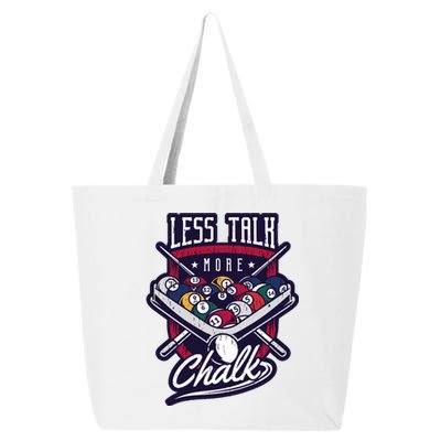 Less Talk More Chalk Billiards 25L Jumbo Tote