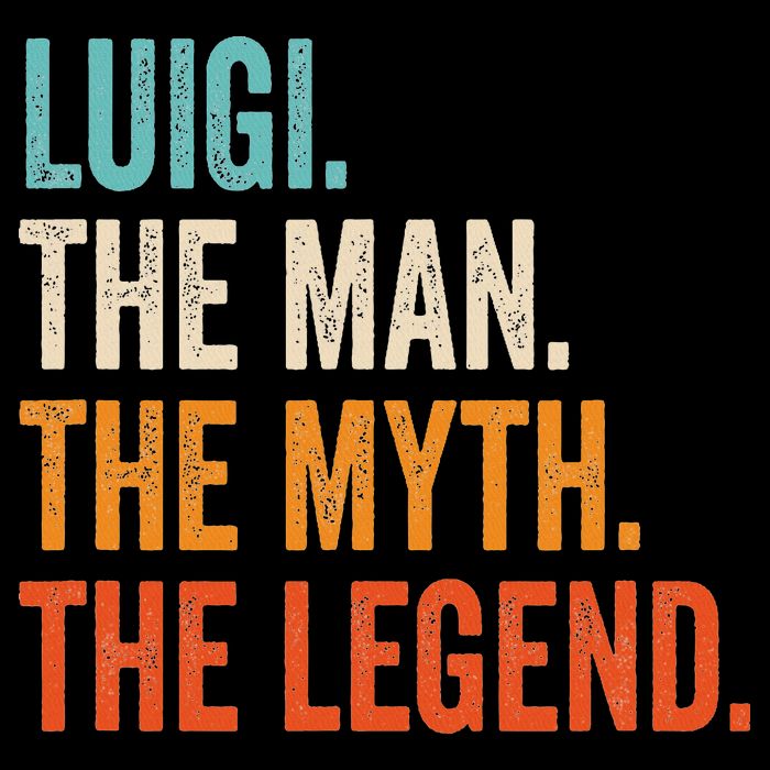 Luigi The Man The Myth The Legend First Name Luigi 16 in Basic Backpack