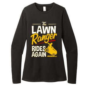 Lawn Tractor Mowing Gift The Lawn Ranger Rides Again Womens CVC Long Sleeve Shirt