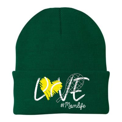 LOVE Tennis Mom Life Gift For Mom Women Mothers Day Knit Cap Winter Beanie