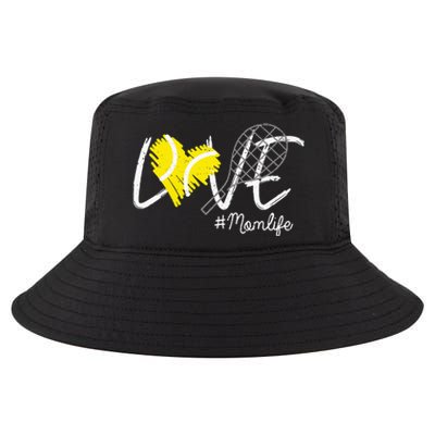 LOVE Tennis Mom Life Gift For Mom Women Mothers Day Cool Comfort Performance Bucket Hat