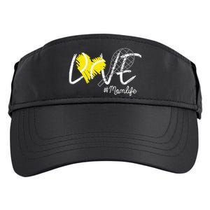 LOVE Tennis Mom Life Gift For Mom Women Mothers Day Adult Drive Performance Visor