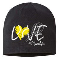 LOVE Tennis Mom Life Gift For Mom Women Mothers Day Sustainable Beanie