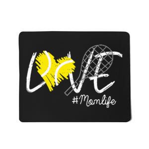 LOVE Tennis Mom Life Gift For Mom Women Mothers Day Mousepad