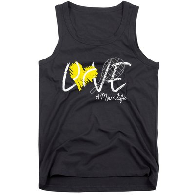 LOVE Tennis Mom Life Gift For Mom Women Mothers Day Tank Top