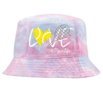 LOVE Tennis Mom Life Gift For Mom Women Mothers Day Tie-Dyed Bucket Hat