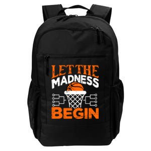 Let The Madness Begin College Madness Basketball Daily Commute Backpack