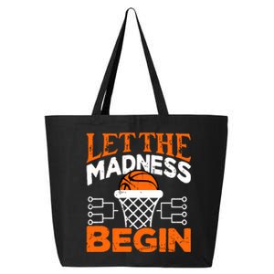 Let The Madness Begin College Madness Basketball 25L Jumbo Tote