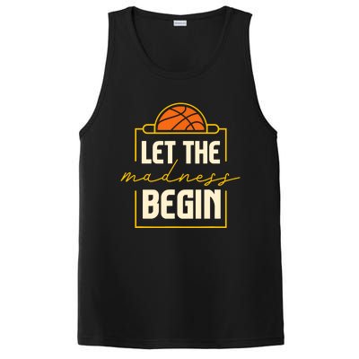 Let The Madness Begin I Basketball PosiCharge Competitor Tank