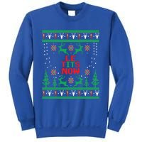 Le Tits Now Christmas Let It Snow Ugly Sweater Party Funny Gift Sweatshirt