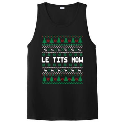 Le Tits Now Ugly Christmas Sweater Let It Snow Meaningful Gift PosiCharge Competitor Tank