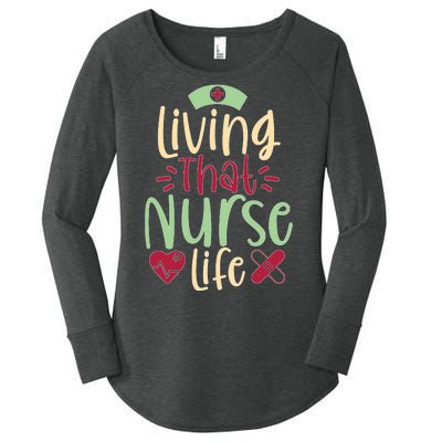 Living That Nurse Life Women's Perfect Tri Tunic Long Sleeve Shirt