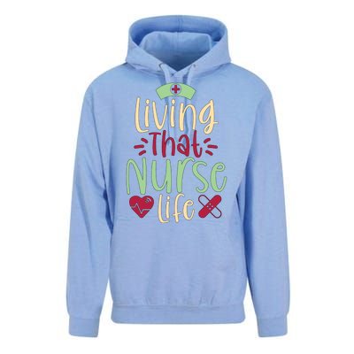 Living That Nurse Life Unisex Surf Hoodie