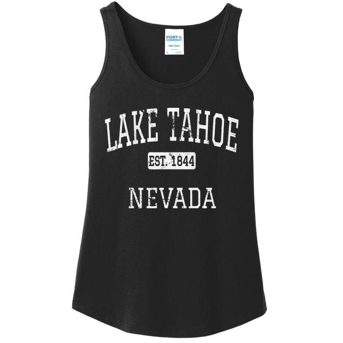 Lake Tahoe Nevada NV Vintage Ladies Essential Tank