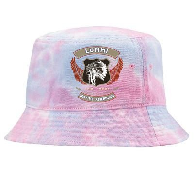 Lummi Tribe Native American Indian Pride Respect Retro Gift Tie-Dyed Bucket Hat