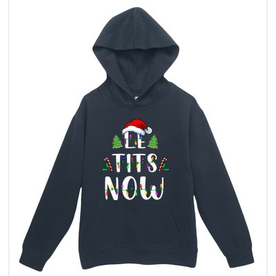 Le Tits Now Christmas Let It Snow Ugly Sweater Funny Party Urban Pullover Hoodie