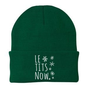 Le Tits Now Gift Let It Snow Gift Humor Christmas Gift Knit Cap Winter Beanie