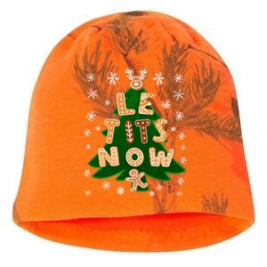 Le Tits Now Gift Let It Snow Gift Irony Christmas Gift Kati - Camo Knit Beanie