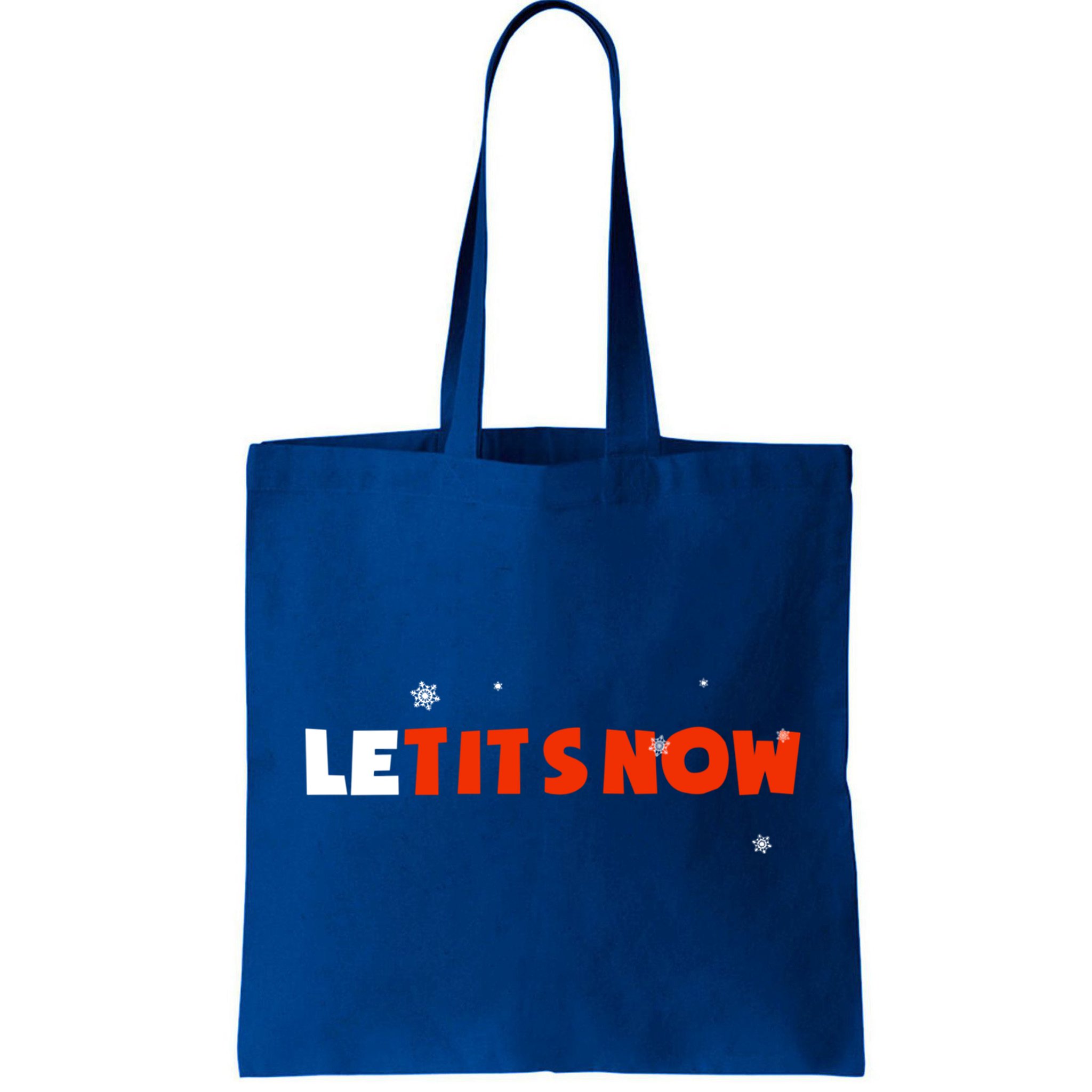 Le Tits Now Christmas Let It Snow Party Notty Santa Great Gift Bag