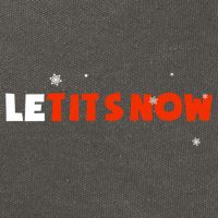 Le Tits Now Christmas Let It Snow Party Notty Santa Great Gift Cotton Canvas Backpack