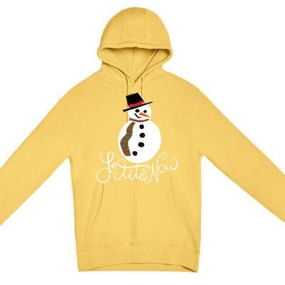 Le Tits Now Let It Snow Gift Premium Pullover Hoodie