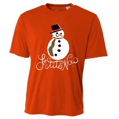 Le Tits Now Let It Snow Gift Cooling Performance Crew T-Shirt