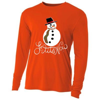 Le Tits Now Let It Snow Gift Cooling Performance Long Sleeve Crew