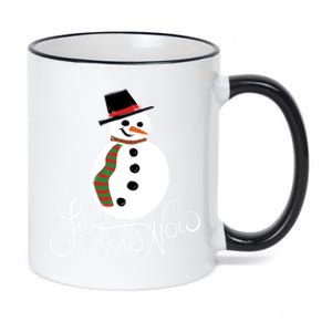 Le Tits Now Let It Snow Gift 11oz Black Color Changing Mug