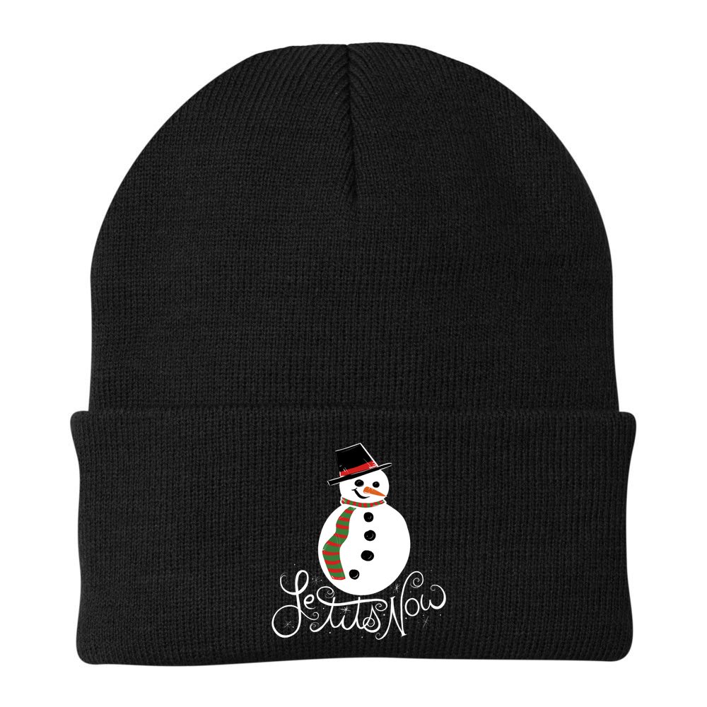 Le Tits Now Let It Snow Gift Beanie