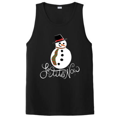 Le Tits Now Let It Snow Gift PosiCharge Competitor Tank