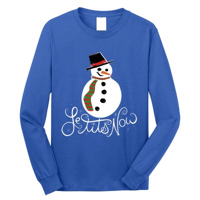 Le Tits Now Let It Snow Gift Long Sleeve Shirt